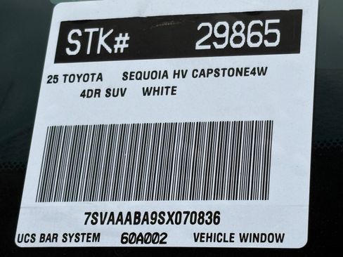 New 2025 Toyota Sequoia Capstone image 24