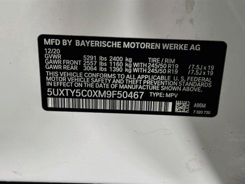 Used 2021 BMW X3 xDrive30i w/ Convenience Package AWD/4WD image 34