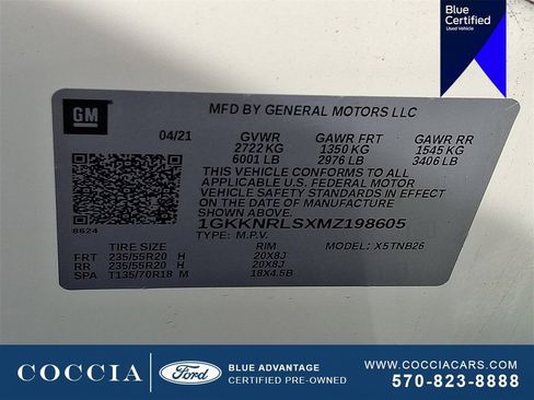 Used 2021 GMC Acadia SLE w/ Driver Convenience Package image 26