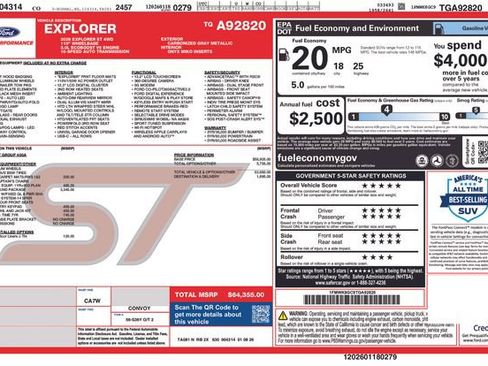 New 2026 Ford Explorer ST w/ Sun And Sound Package image 29