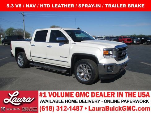 Used 2015 GMC Sierra 1500 SLT w/ SLT Crew Cab Value Package image 1