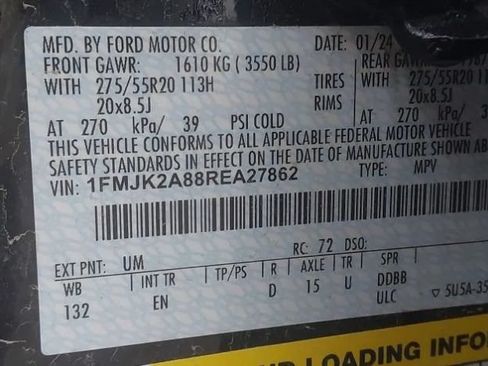 Used 2024 Ford Expedition Max Limited AWD/4WD image 13