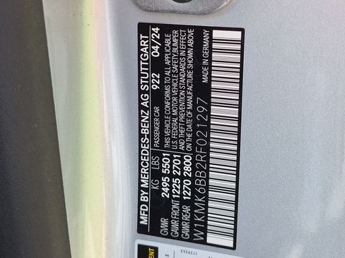 Used 2024 Mercedes-Benz CLE 450 4MATIC Cabriolet image 29