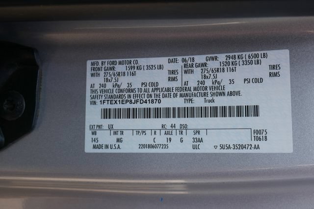 Used 2018 Ford F150 XLT w/ Equipment Group 302A Luxury AWD/4WD image 28