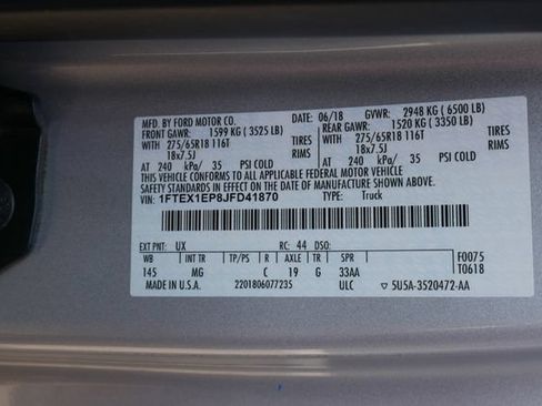 Used 2018 Ford F150 XLT w/ Equipment Group 302A Luxury AWD/4WD image 28
