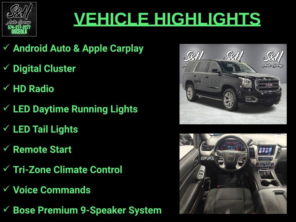 Used 2020 GMC Yukon SLE w/ SLE Value Package AWD/4WD image 3