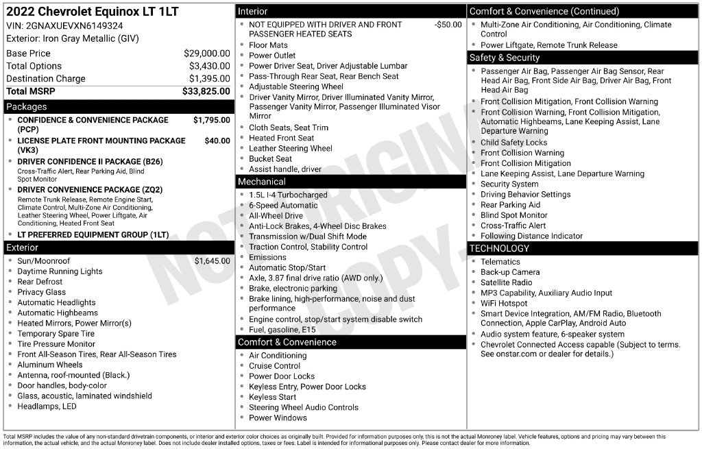 Used 2022 Chevrolet Equinox LT AWD/4WD image 5