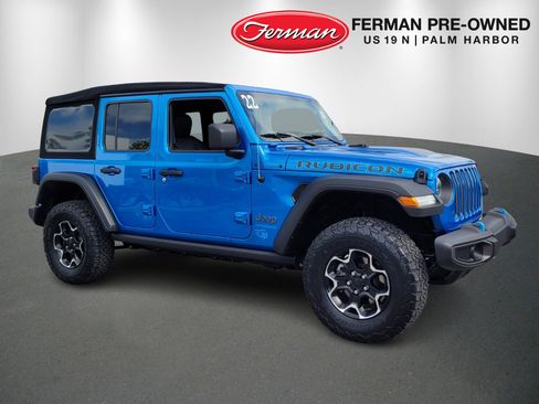Used 2022 Jeep Wrangler Unlimited Rubicon 4xe image 1