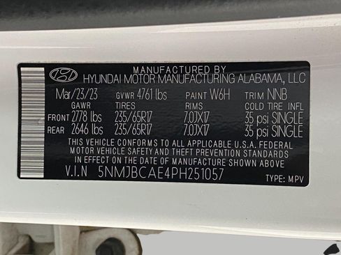 Certified 2023 Hyundai Tucson SEL AWD/4WD image 39