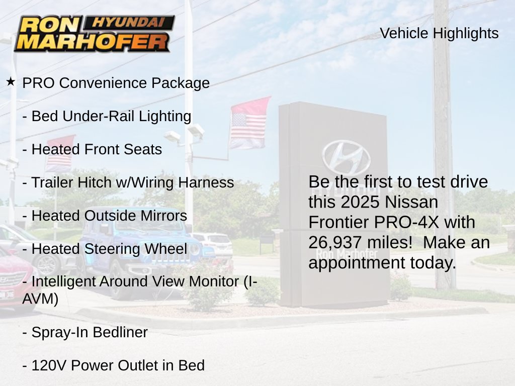 Used 2025 Nissan Frontier PRO-4X w/ Pro Premium Package AWD/4WD image 2