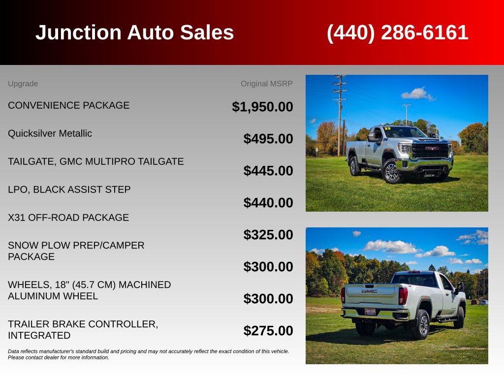 Used 2022 GMC Sierra 3500 Pro w/ Convenience Package AWD/4WD image 5