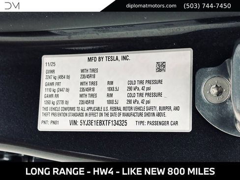 Used 2026 Tesla Model 3 AWD/4WD image 44