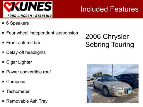 Used 2006 Chrysler Sebring Touring FWD image 2