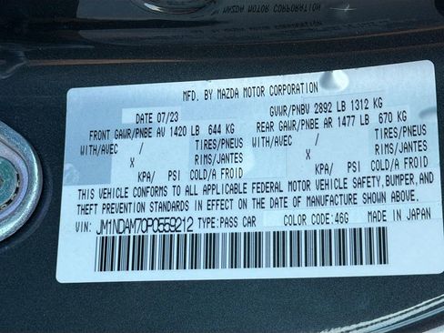 Used 2023 MAZDA MX-5 Miata Grand Touring w/ Weather Package image 30