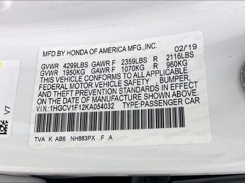 Used 2019 Honda Accord LX image 32