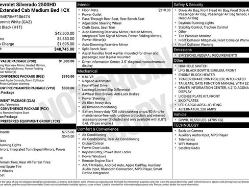 Used 2021 Chevrolet Silverado 2500 Custom w/ Custom Value Package image 5