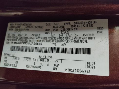 Used 2018 Ford Escape SE w/ SE Sync 3 Package FWD image 33