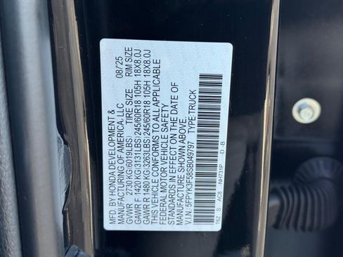 Used 2025 Honda Ridgeline RTL image 27