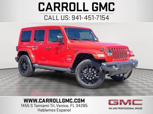 Used 2022 Jeep Wrangler Unlimited Sahara w/ Cold Weather Group image 1