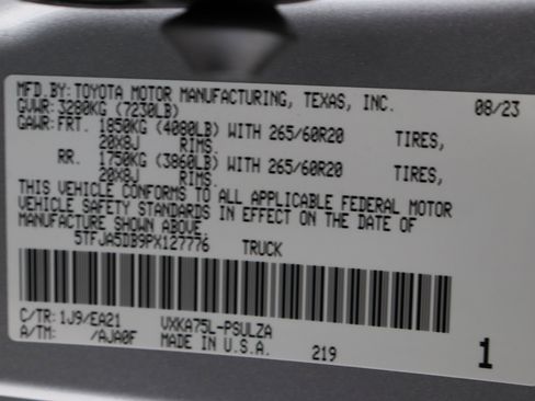 Used 2023 Toyota Tundra Limited w/ Power Package image 45