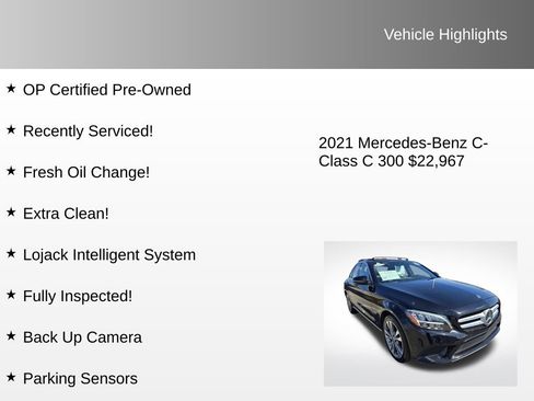 Used 2021 Mercedes-Benz C 300 4MATIC Sedan image 4
