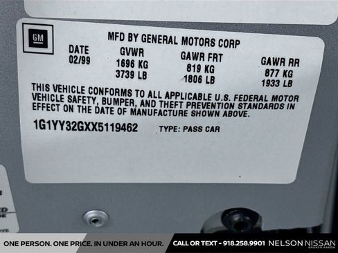 Used 1999 Chevrolet Corvette Convertible w/ Memory Pkg image 27