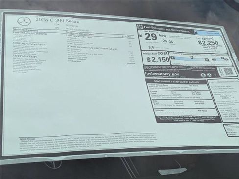 Used 2026 Mercedes-Benz C 300 Sedan image 16