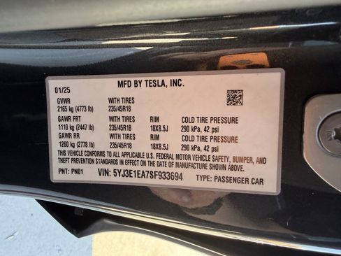 Used 2025 Tesla Model 3 Long Range RWD image 50