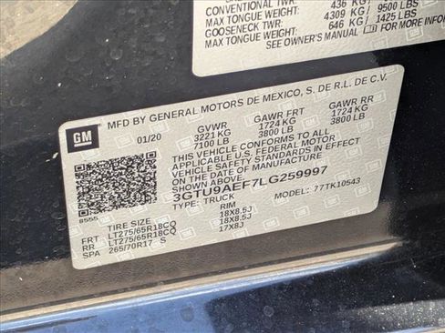 Used 2020 GMC Sierra 1500 4x4 Crew Cab w/ Sierra Value Package image 23