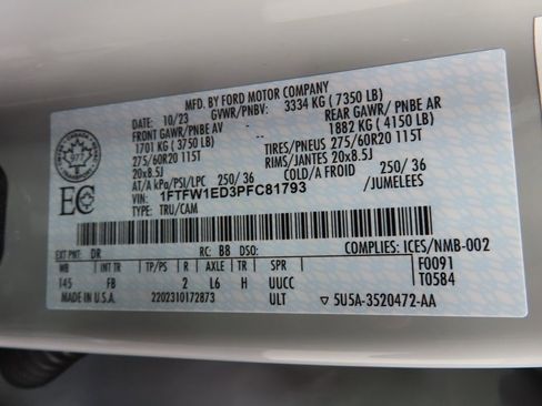 Used 2023 Ford F150 XLT w/ Equipment Group 302A High image 58