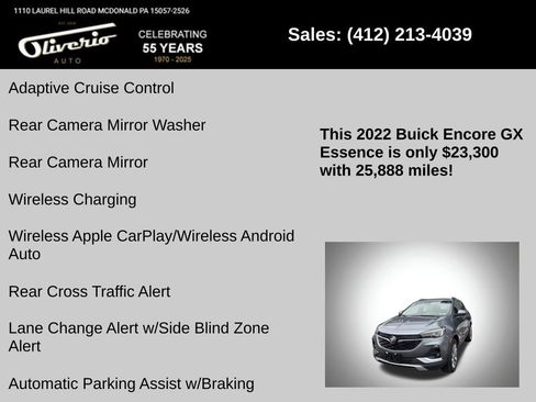 Used 2022 Buick Encore GX Essence w/ Advanced Technology Package image 31