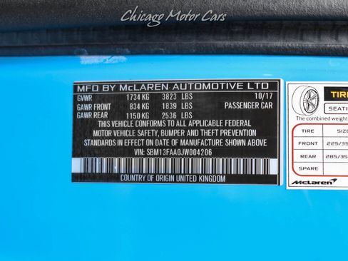 Used 2018 McLaren 570S Spider RWD image 59