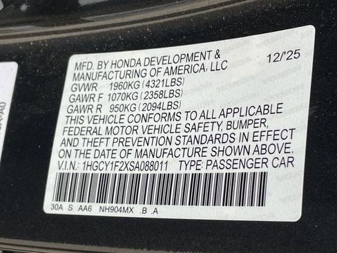 Used 2025 Honda Accord LX image 28