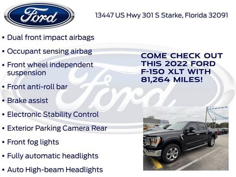 Used 2022 Ford F150 XLT w/ Equipment Group 302A High image 16