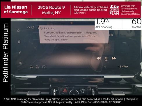 New 2026 Nissan Pathfinder Platinum image 22