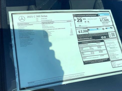 Certified 2025 Mercedes-Benz C 300 Sedan image 19