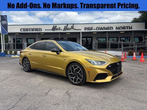 Used 2021 Hyundai Sonata N Line w/ Preferred Accessory Package FWD image 1