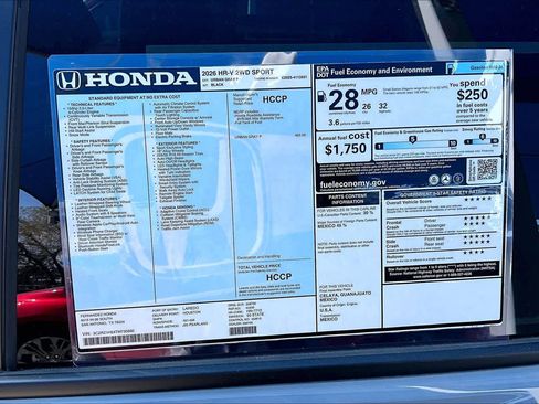 New 2026 Honda HR-V Sport image 19