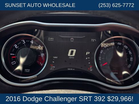 Used 2016 Dodge Challenger SRT w/ Technology Group RWD image 32