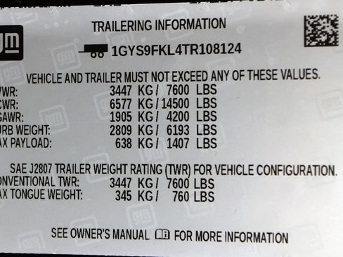 Used 2026 Cadillac Escalade Sport w/ LPO, ONYX Package AWD/4WD image 49