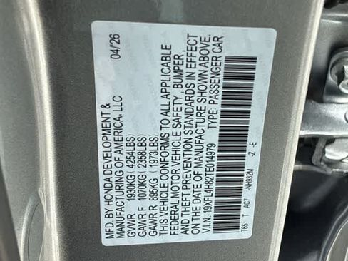 Certified 2026 Honda Civic Sport image 39