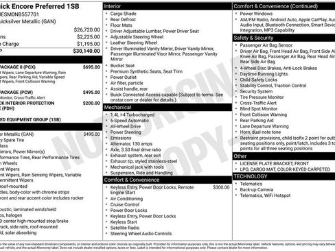 Used 2022 Buick Encore Preferred w/ Safety Package II AWD/4WD image 37