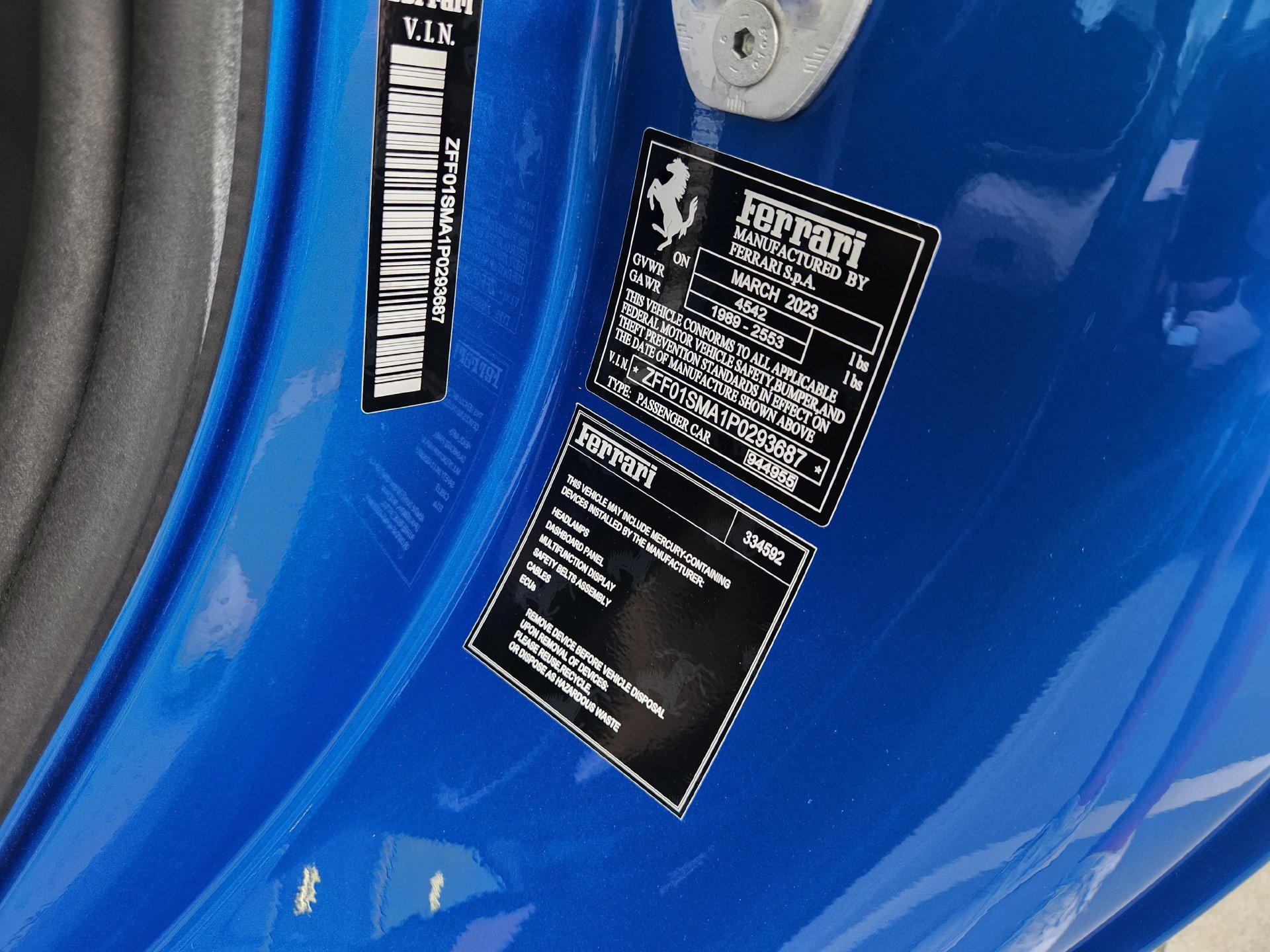 Used 2023 Ferrari 296 GTS RWD image 36