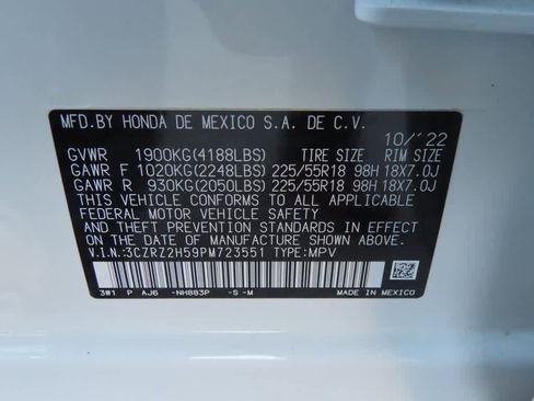 Certified 2023 Honda HR-V Sport image 26