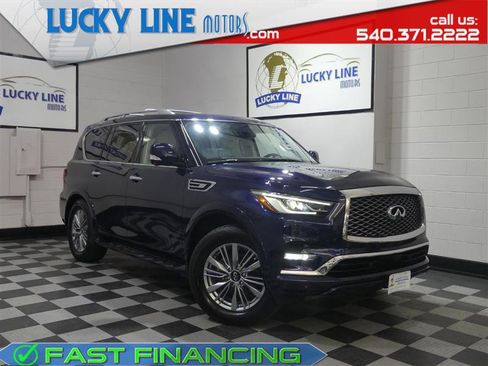 Used 2021 INFINITI QX80 Luxe w/ All-Season Package AWD/4WD image 1
