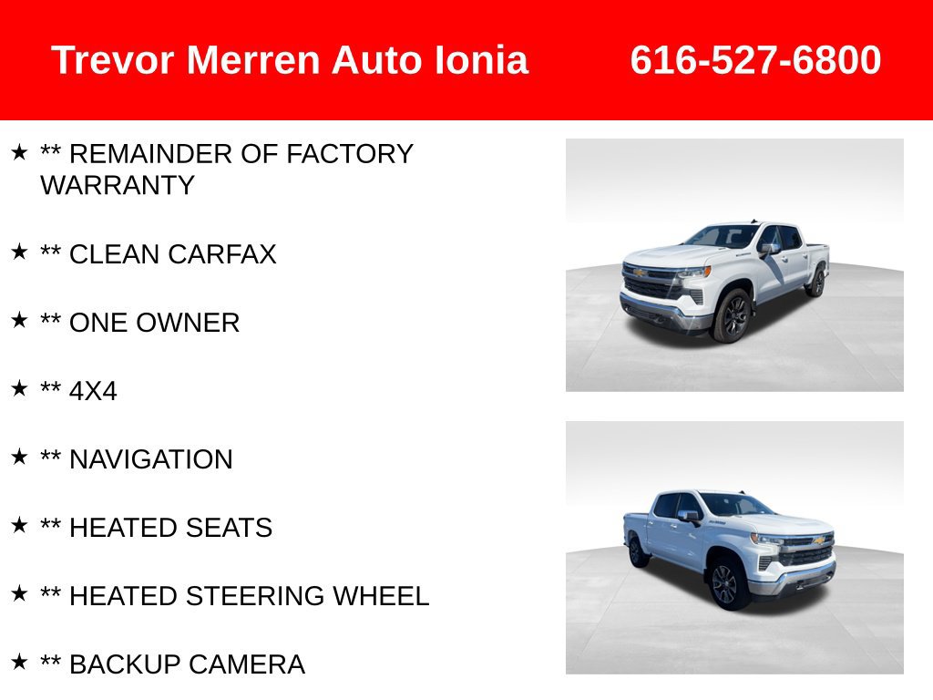 Used 2023 Chevrolet Silverado 1500 LT w/ Safety Package AWD/4WD image 8
