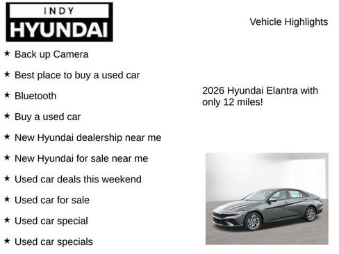 New 2026 Hyundai Elantra Blue w/ Cargo Package image 7