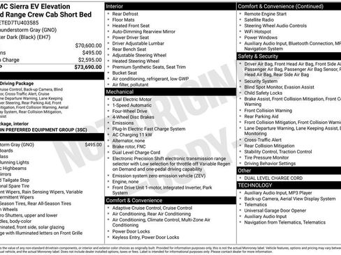 New 2026 GMC Sierra EV Elevation AWD/4WD image 4