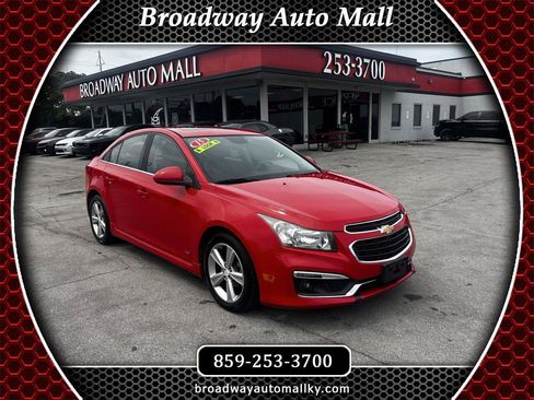Used 2015 Chevrolet Cruze LT w/ Sun, Sound and Sport Package FWD image 1