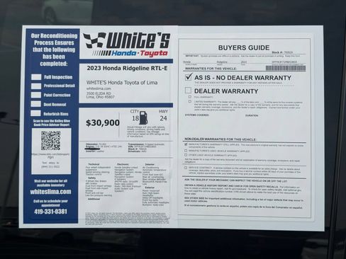 Used 2023 Honda Ridgeline RTL-E image 36